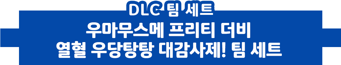 DLC 팀 세트우마무스메 프리티 더비 열혈 우당탕탕 대감사제! 팀 세트